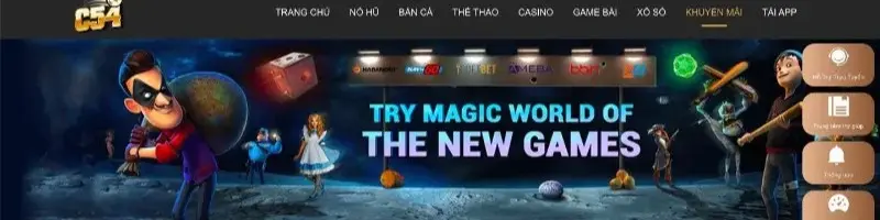 Game slot tại nhà cái C54 rất được yêu thích hiện nay